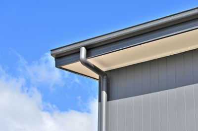seamless gutters are sleek and modern